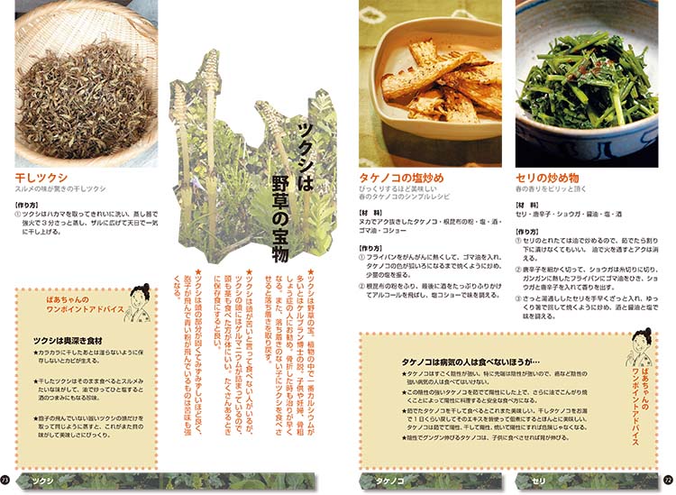 若杉友子の野草料理教室本紙